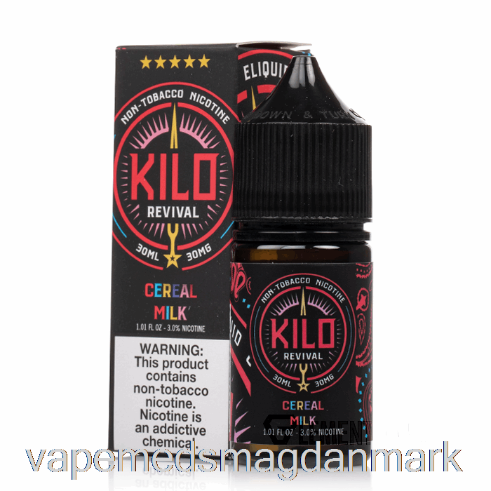 Vape Uden Nikotin Kornmælk - Kilo Revival Salt - 30ml 50mg